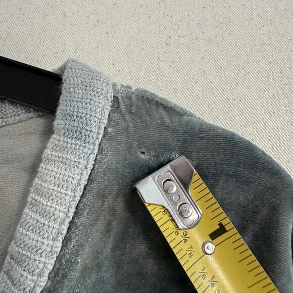 PETE&GRETA Johnny Was Teal Tie Dye Velvet Boho Tunic OVERSIZED 36" Chest Sz. S - Picture 6 of 11